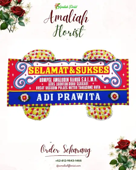 Papan Bunga Ucapan Selamat Sejomulyo
